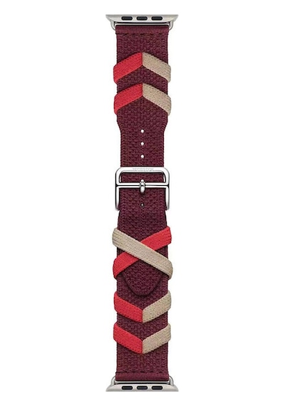 Watch 7 45mm Uyumlu Clo- Krd-97 Sarmal Örgü Tasarımlı Kordon-siyah