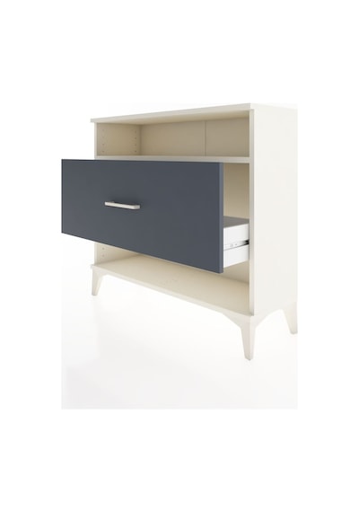Arges Şifonyer Tek Raflı Tek Çekmeceli 88x30x80 Aytaşı-antrasit Aytaşı