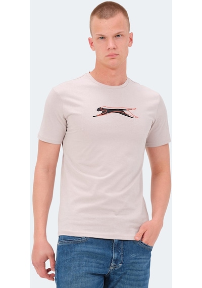 Slazenger VEDRAN KTN Erkek  Taş Gri Tişört