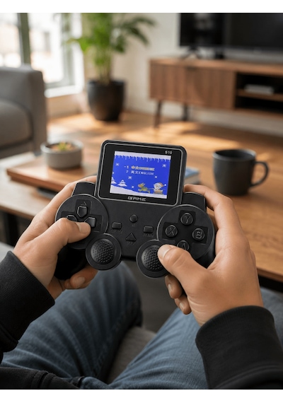 Şarjlı Retro Gamepad Oyun Konsolu 520 Oyunlu Tv Çıkışlı El Konsolu Tkdytgsce1fuglvqjg3