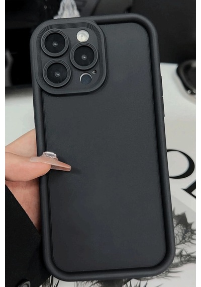 Apple, Uyumlu iPhone 11 Kılıf Viera Silikon - Gri Düz Renkli