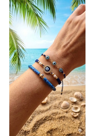 Ocean Spirit 3 Lü Nazar Bileklik Seti Diğer