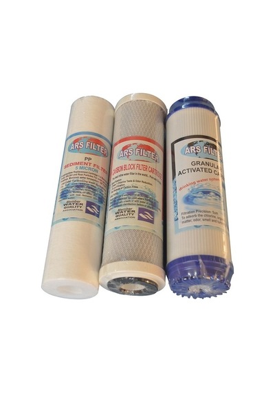 Ars Su Arıtma Cihazı Kartuş Filtre Takımı , 3 Lü Set Sed 5 Mic+ Cto+gac