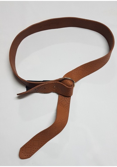 6124/543  Massimo Dutti Kahverengi Kadın Deri Kemer Kahverengi