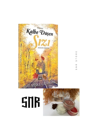 Kalbe Düşen Sızı - Elif Veske Çetintaş - Eşik Yayınları + Kahve ve Mum