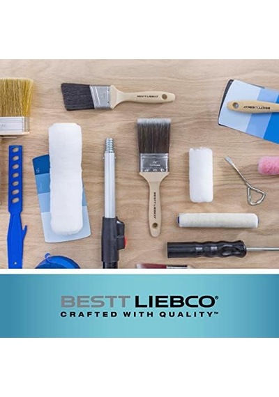 Bestt Liebco 552565700 Master Polyester/naylon Trim & Duvar Fırçası, 4 İnç. Acı Kahve