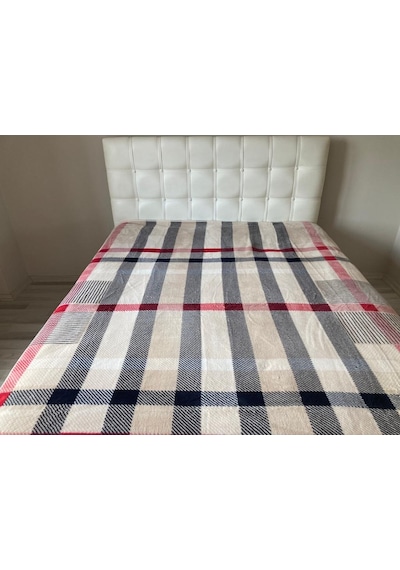Mink Lacasa Lüks Vizon Tek Kişilik 1084 Kırmızı Battaniye 160X220