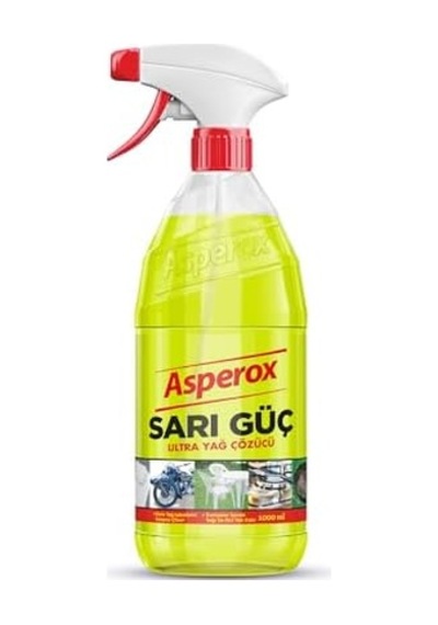 Asperox Sarı Güç Yağ Çözücü Sprey 1000 Ml 1000'li Set