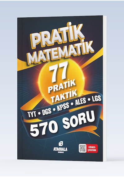 Pratik Matematik 77 Pratik Taktik Tyt-dgs-kpss-ales-ags-lgs Atacbala Yayıncılık