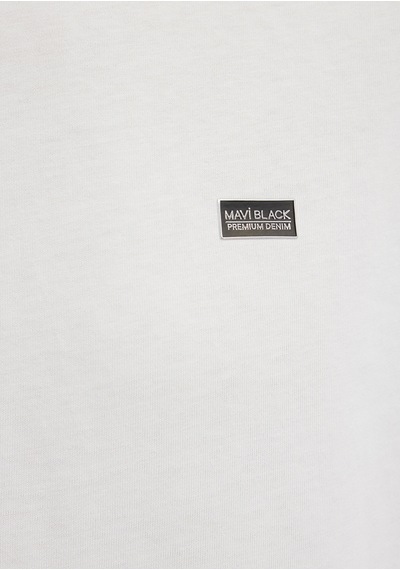 Mavi - Mavi Black Ekru Tişört 0613660-70057