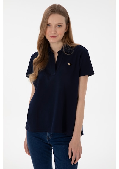 U.S. Polo Assn. Kadın Lacivert Basic Polo Yaka Tişört 50305700-VR033 U.S. Polo Assn. Kadın Lacivert Basic Polo Yaka Tişört 50305700-VR033
