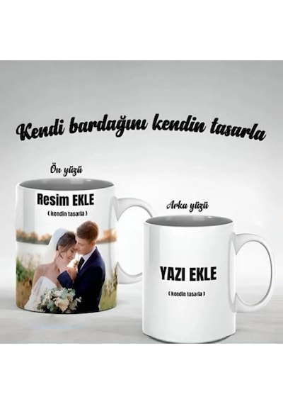 Isimli Ve Resimli Hediye Kupa Bardak Ulaşmayanlara Boş Kupa Gönderilecektir Satıcıya Soru Sor Beyaz