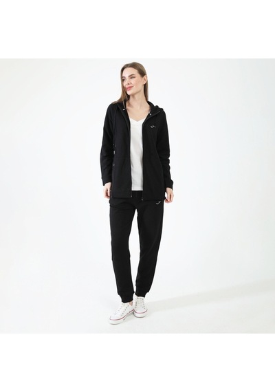 Joma 6231305-siyah Kadın Önden Fermuarlı Sweat