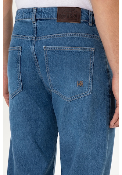 U.S. Polo Assn. Erkek Mavi Loose Fit Jean Pantolon 50308292-DN0022