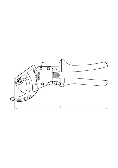 Ceta Form E62-52 Cırcırlı Kablo Kesici 280 Mm
