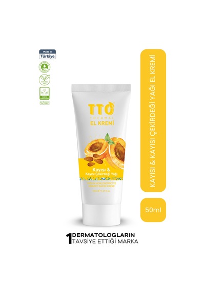 Tto Thermal El Kremi Kayısı & Kayısı Çekirdeği Yağı 50 Ml