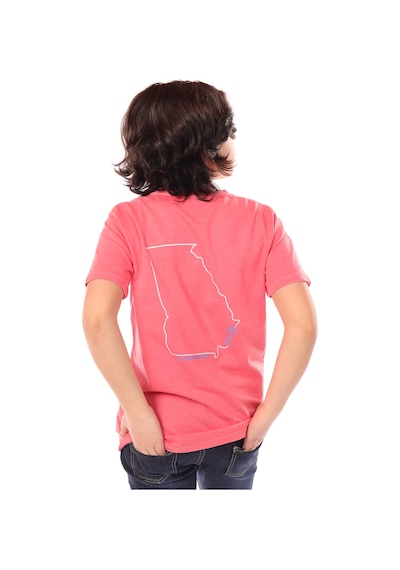 Toontoy Kids Toontoy Erkek Çocuk Tnty Baskılı Yaka Karyoka Tişört Kırmızı