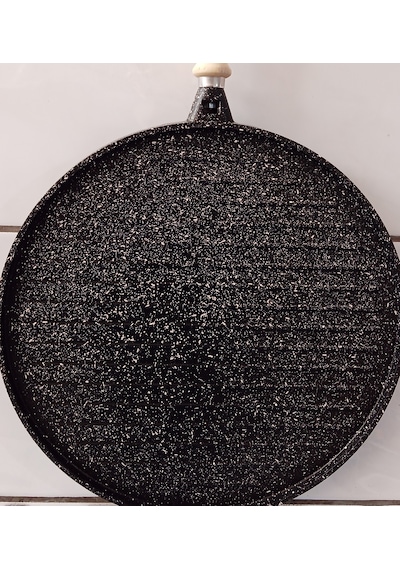Çift Taraflı Döküm Gözleme Bazlama Izgara Tavası 34 CM