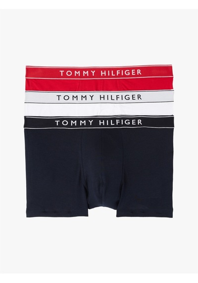 Tommy Hilfiger 3p Trunk Dtm Erkek Kırmızı Boxer - Um0um03520