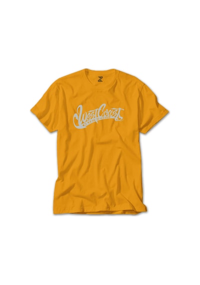 West Coast Customs Text Sarı Tişört Sarı