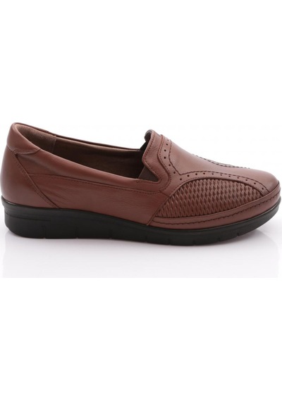 Dgn 1003 Kadın Comfort Ayakkabi Taba