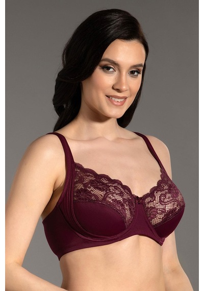 Kompedan Sütyen C Kap Dantel Detaylı Toparlayıcı New Bra 6000-bordo Bordo Kompedan Sütyen C Kap Dantel Detaylı Toparlayıcı New Bra 6000-bordo Bordo