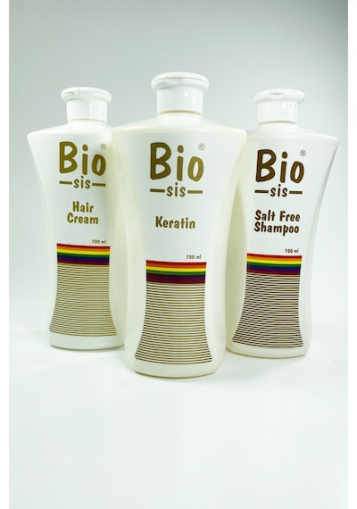 Bio Sis Brezilya Fönü 3'lü Set Keratin + Saç Kremi + Tuzsuz Şampuan 3 x 700 ML