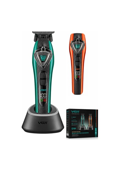 V-884t Profesyonel Sakal Ve Ense Çizim Tıraş Makinesi, 8000 Rpm Bldc Motor, Trimmer, Yedek Kapaklı