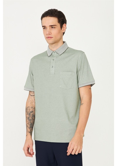 Haki Polo Yaka T-shirt Haki