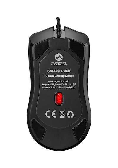 Everest SM-G14 Dusk USB 7200 DPI RGB Oyuncu Mouse