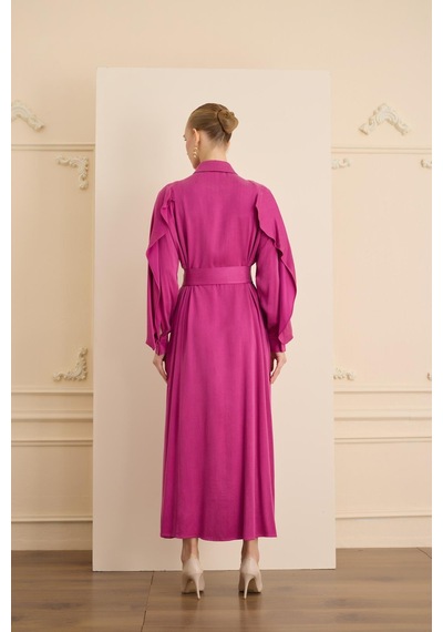 Senna Soleıl Dress Fuşya Fuşya
