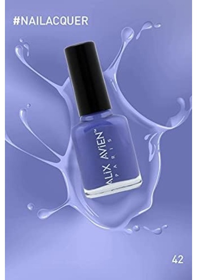 Mor Oje 42 - Yüksek Pigmentli Uzun Süreli Kalıcılık Hızlı Kuruma - Nail Lacquer 42