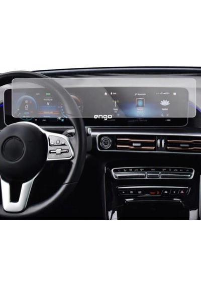 Engo Mercedes Eqv 12.3 İnç Mat Ekran Koruyucu Multimedya Gösterge Sadece Ekran Koruyucu