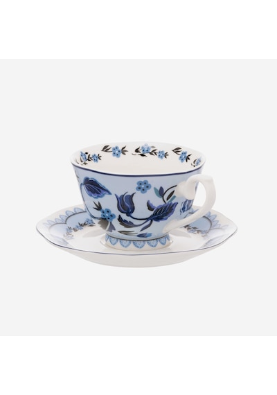 Mavi Porselen Çay Fincanı 150 Ml