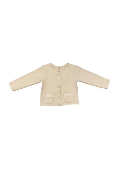 Zekids Kız Bebek Kışlık Kaşkorse Hırkalı Pantolonlu Takım-14425 Bej
