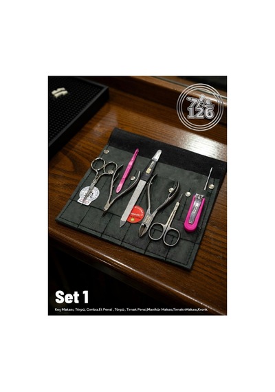 Solingen Manikür Pedikür Seti Çantalı Set 1