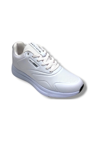 Best Of 129-26 Cilt Deri Anatomik Erkek Sneaker Beyaz