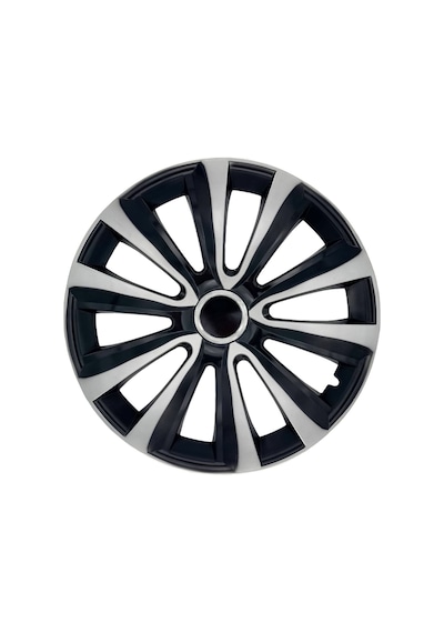 Renault Clio 3 15'' İnç Jant Kapağı 4 Adet Siyah Gri C121