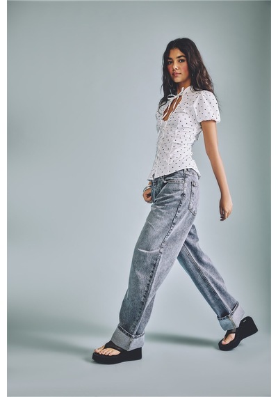 Defacto Straıght Fıt Yüksek Bel Gri Pantolon I1916ax26aunm55 Gri-nm55