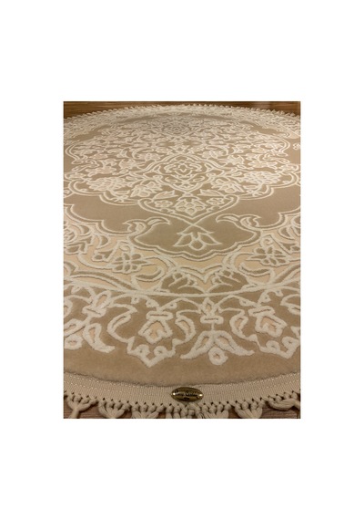 Aspero 4134a 160x230 Krem Oval Halı