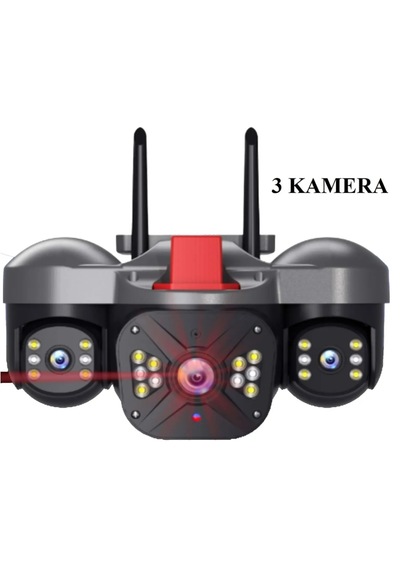 Apronx Apx-wp332 6mp 2.8mm-3.6mm22 Led Wifi Ptz 3kameralı Hieasy