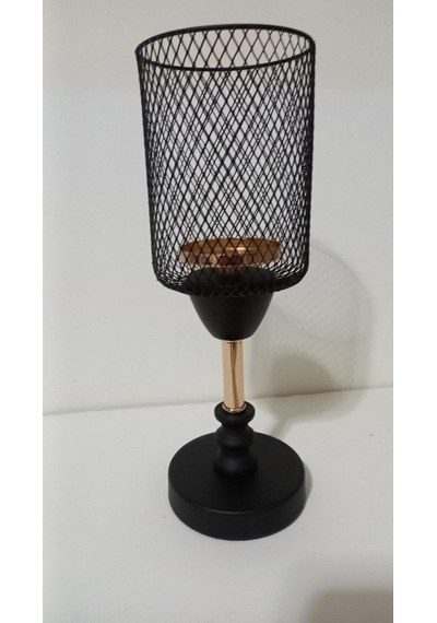 Mumluk Metal Syh-gold 26 Cm Siyah