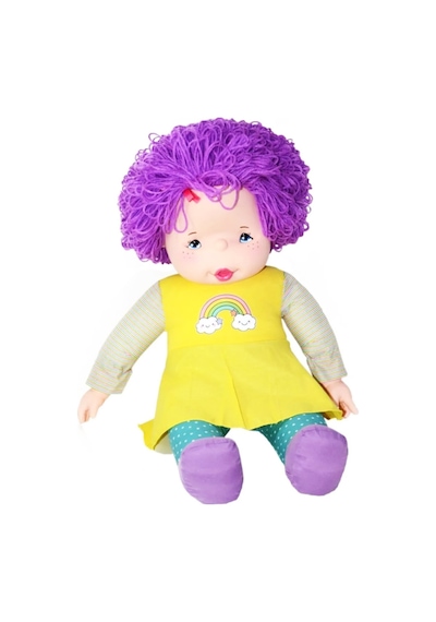 Unutulmaz Bir Hediye - 70 Cm Lahana Saçlı Gökkuşağı Bebek