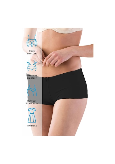 Siyah Mı Emay 2812 Boxer Lazer Korse Siyah