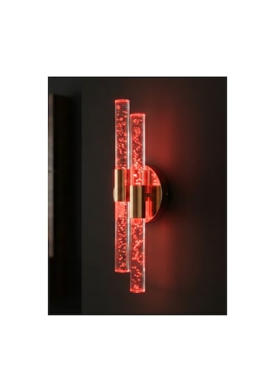 Bubbleflux Dubble Small 31 Cm Modern Tasarım Led Aplik - Duvar Lambası - Siyah - Elektrikli - Rgb Kumandalı Siyah Rgb Elektrikli Kumandalı