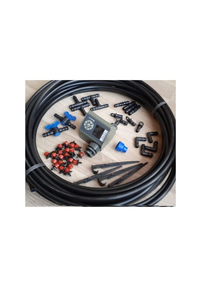 Depolife Verve Elektronik Bahçe Sulama Sistemi 20 Metre Damlalama Sulama Sistemi Ve Ekleme Parçalı Set Sku: Smgstka6493f0469