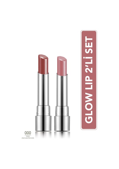Glow Lip İkili Ruj - 013 Gaia & 018 Enchanted Kiss SET307