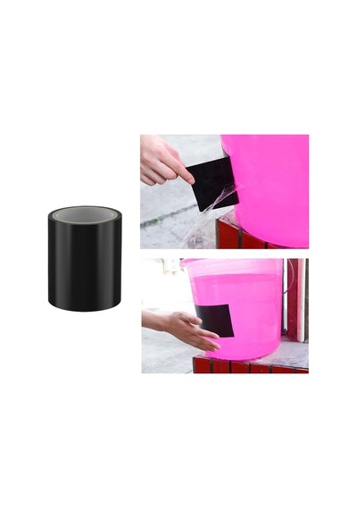 Tr Tamir Bandı Siyah Suya Dayanıklı Su Geçirmez Sızdırmaz Bant 10 Cm X 1.5 Metre