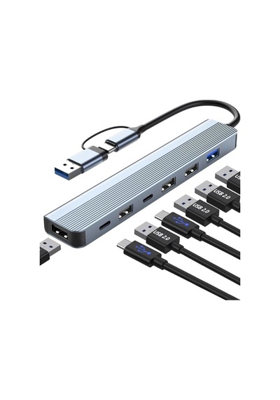 Type-c/usb 3.0 7ın1 Hub Zr1055