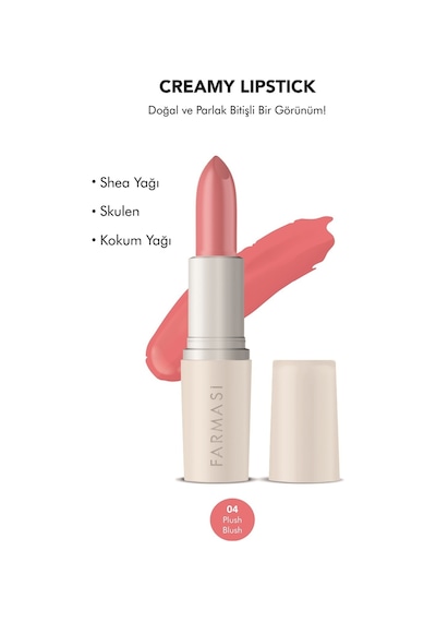 Farmasi Creamy Lipstick 04 Plush Blush